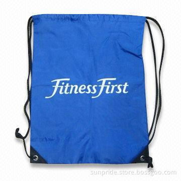 Promotional Drawstring Bag, Made of 230T PU, Measuring 34 x 41cm